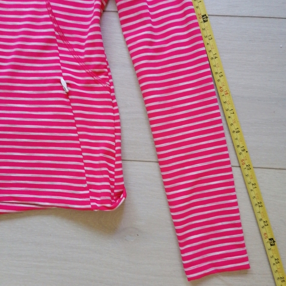 NWT Lole Women Pink Full Zip Essential Stripe Jacket. Size XS - Picture 16 of 16